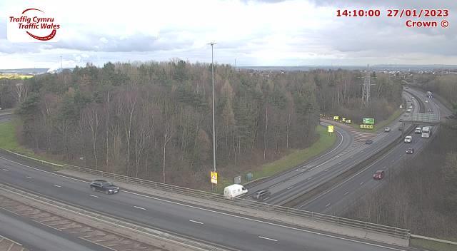 J34 Ewloe Interchange (Westbound)