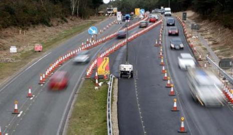contraflow arrangement