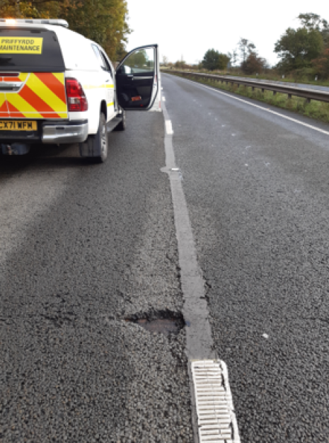 surfacing defects on a55 j36 