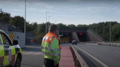 Traffic Officer by the A55