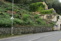 Retaining wall at A5 Llangollen