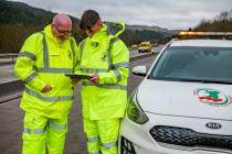 Picture of a South Wales Trunk Road Agency apprentice