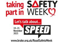 Picture explaining road safety week